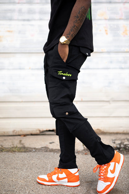 Timeless Flare Cargos - Black